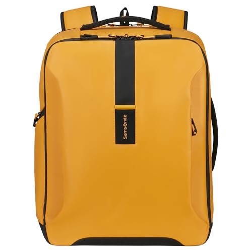 Samsonite Paradiver Light - EasyJet Handgepäck 45 x 20 x 36 cm, 33 L, 1 kg, Handgepäck, Flugzeug Rucksack M Untersetzer, Gelb