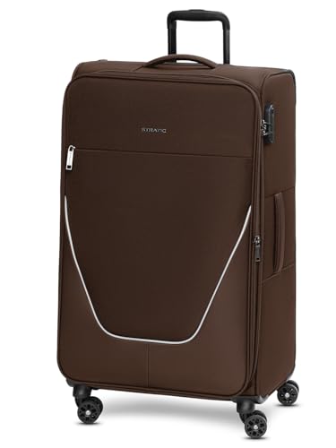 Stratic Check-in Koffer für Damen und Herren | großer XL Trolley 51 x 31 x 76 cm aus hochwertigem, flexiblem Polyester Material | Erweiterbar & Teleskopgriff| taska Serie Stratic Check-in Koffer für Damen und Herren | großer XL Trolley 51 x 31 x 76 cm aus hochwertigem, flexiblem Polyester Material | Erweiterbar & Teleskopgriff| taska Serie